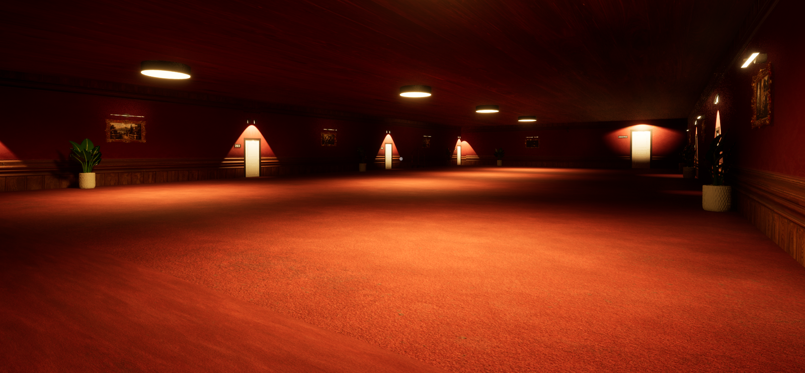 Hotel Corridor
