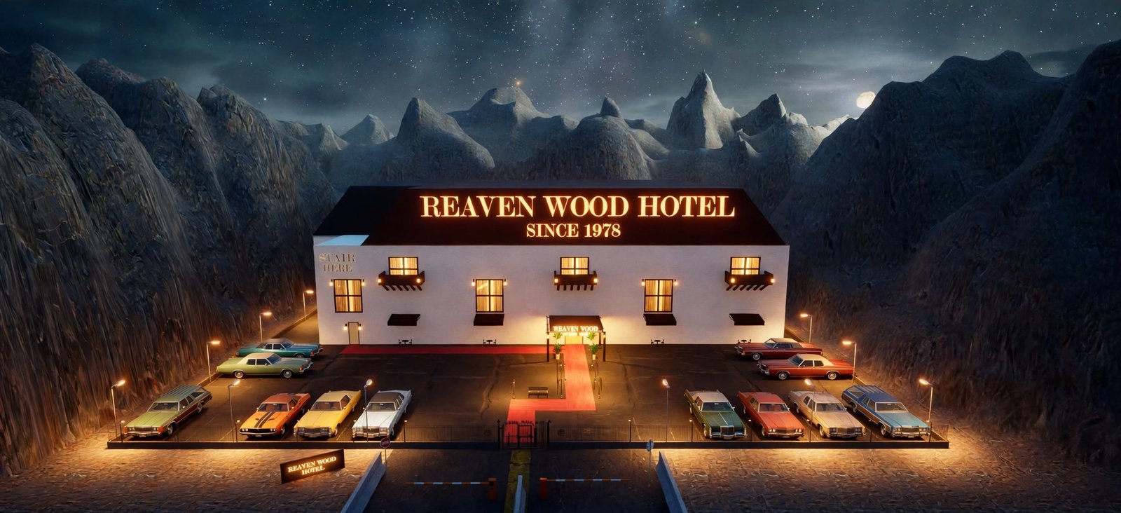 The hotel in 1978